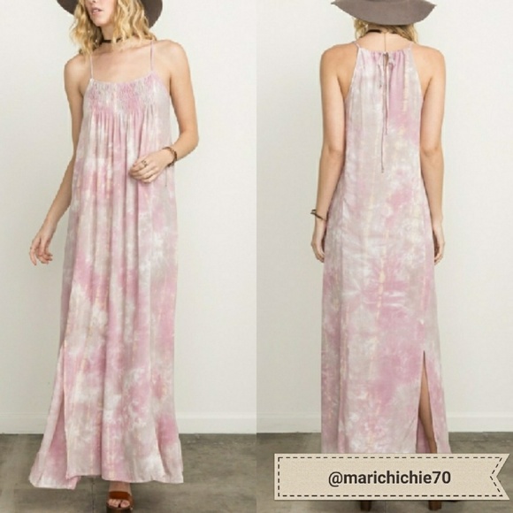 Mystree Dresses & Skirts - LAST PIECE!  Tie Dye Maxi Strap Dress